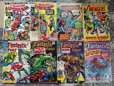 HUGE LOT x 101 1960s 70s DC Batman Spider-Man FF X-Men LOW To Midgrade 1 2 3 100