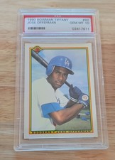 1990 Bowman - Jose Offerman #92 Collector's Edition (Tiffany) (RC) Topps tiff 10