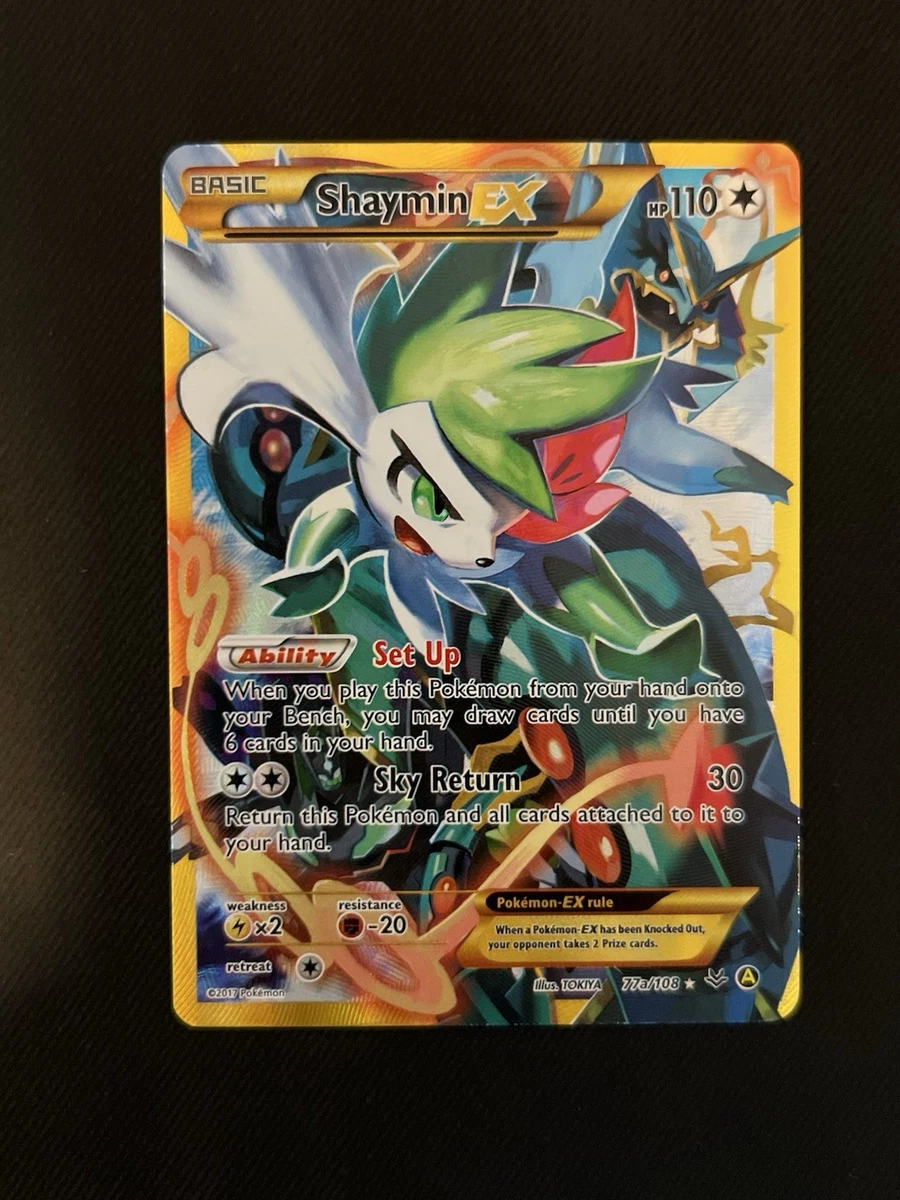 Shaymin EX Pokémon Individual Cards with Full Art for sale - eBay