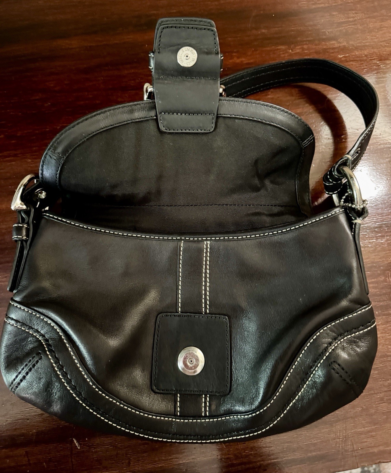 Vintage Coach Small Soho Leather Shoulder Bag F10909 … - Gem