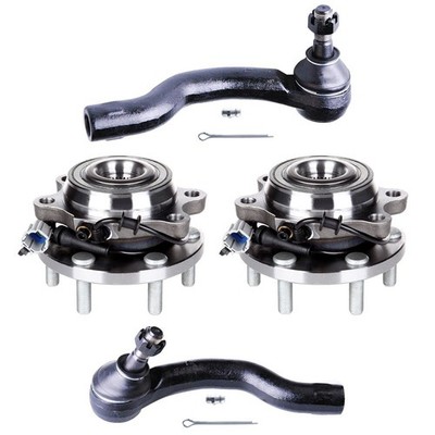 Wheel Bearing Hub Tie Rod End Links ES800048 For 2005-2016 Nissan Frontier