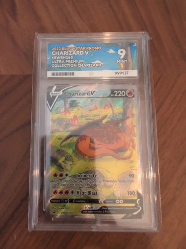 Charizard SWSH260 ACE 9 Graded Pokémon TCG