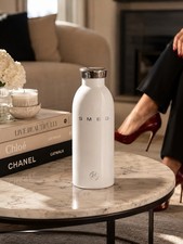 Brand New Smeg Stainless Steel Flask 500ml Water Bottle Milk/white! 24
