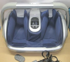 Miko MMF-03SB Foot Massager Machine Gray/Blue Tested And Working - WITH REMOTE
