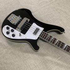 4 String Bass Guitar 4003 metallic black finish 22 frets chrome hardware Fast !