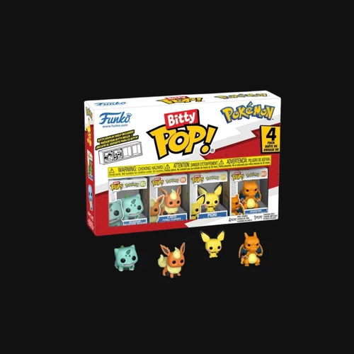 Funko Bitty Pop! Pokemon Bulbasaur Mini-Figure 4-Pack