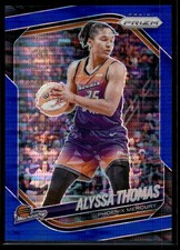 Alyssa Thomas 2025 Panini Prizm WNBA Blue Pulsar Prizm Card /199 #44