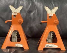 Vintage Hein-werner Vehicle Stands Ratchet Handle 3 Ton Load Capacity 17 Vintage Hein-werner Vehicle Stands Ratchet Handle 3 Ton Load Capacity 17