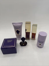Elizabeth Taylor’s Passion Vintage Lot Of Body Cream, Dusting Powder, & Perfume
