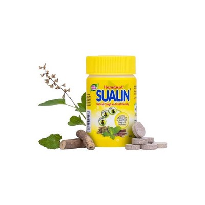 Hamdard New Sualin Natural Cough & Cold Remedy Goodness Of Natural Herbs 60 Tab