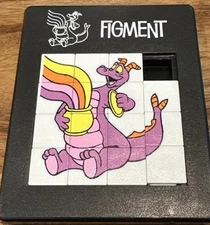 1982 Walt Disney Epcot Center Figment Slide Puzzle Brain Teaser