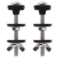 2PCS Universal Toilet Seat Screws Replacement Kit, Heavy Duty Toilet Tank Bol...