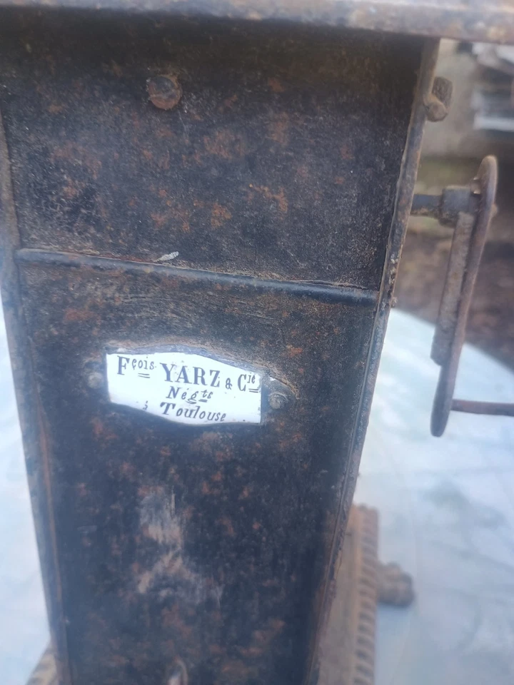 Tournebroche mécanique ancien XIXe - François Yarz & Cie Toulouse - Photo 2/4