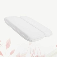 Durable Waterproof Bathing Pillow with Strong Suction Cup for Spa Tub White