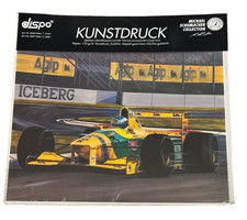 Kunstdruck Michael Schumacher Benetton 1993, OVP, Dispo