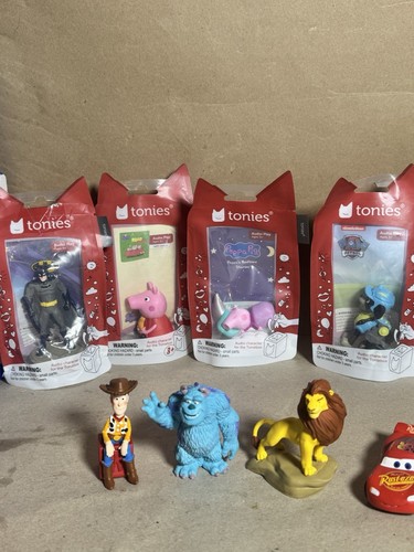 Rote Toniebox Konvolut Disney Pixar Woody, König der Löwen, Autos + 4 Extra, Audio Player - Bild 9 von 10