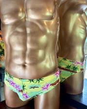 Medium Yellow Fiji Argus Bikini made in the USA MaryAngel Boutique Starwearus