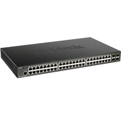 D-Link DGS-1250-52XMP/E, 52-Port Smart Managed Gigabit Switch (48x BaseT PoE+...