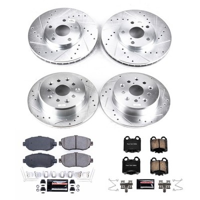 Power Stop Z23 Evolution Sport Front & Rear Brake Kit Fits 2002-2010 Lexus SC430