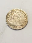 1842 O Scarce Key Seated Liberty Half Dime Low Mintage 350,000 Rare