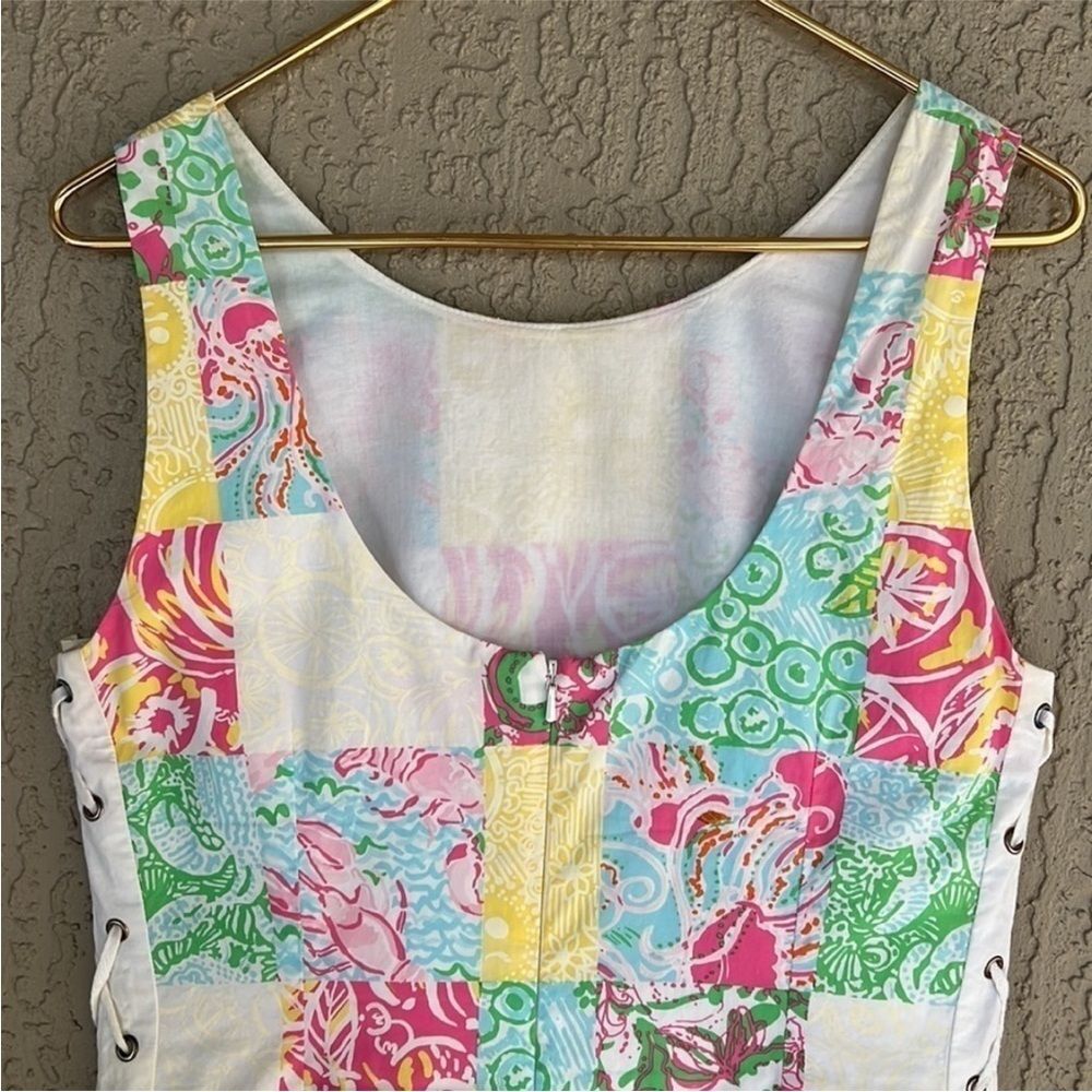 Lilly Pulitzer Multi State Patch Patchwork Print … - image 5