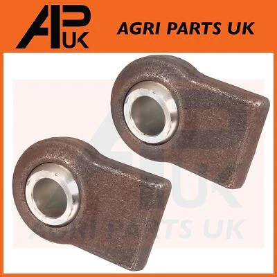 APUK Pair of Weld on Lower Link Ball Ends Cat 1 for Massey Ferguson Fordson Tractor