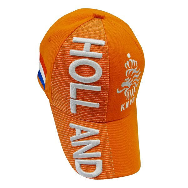  Holland Orange Country Flag, KNVB Logo Embossed HAT Cap ..New :  Sports & Outdoors