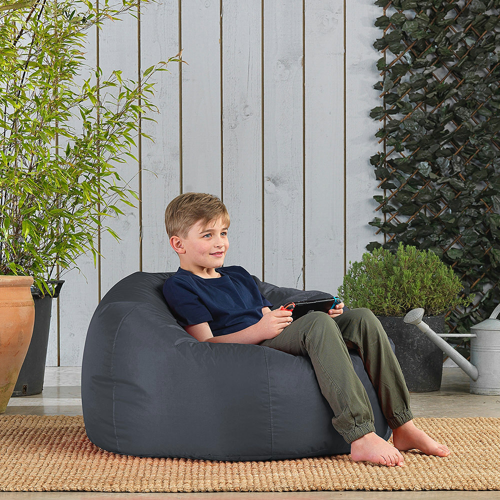 Teens Bean Bag Chair Tub BeanBag Filled Large Kids & Teens Chair Indoor Outdoor eBay