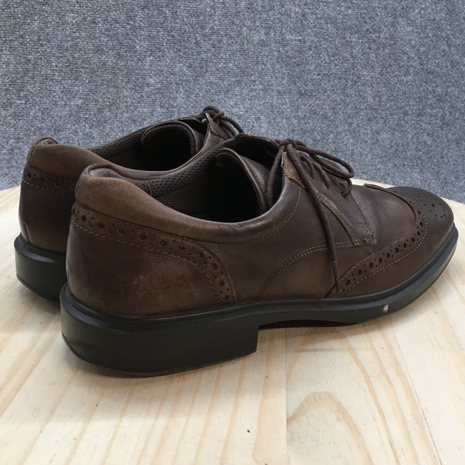 ECCO Dress Shoes Mens 11.5 Helsinki 2.0 Wing Tip Tie … Gem