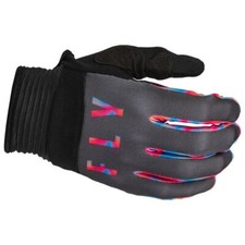Fly F-16 MX Gloves Motocross Off-Road Grey Pink Blue
