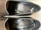 GUCCI Black Classic Leather Loafers Croc leather accent Shoes Size 8 1/2US Italy — photo 6