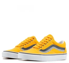 NEW SZ 11 Vans Old Skool Men Wave Saffron Yellow