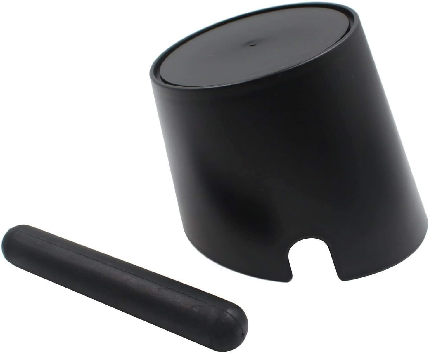 Yolococa Espresso Coffee Knock Box Container for Coffee grounds black