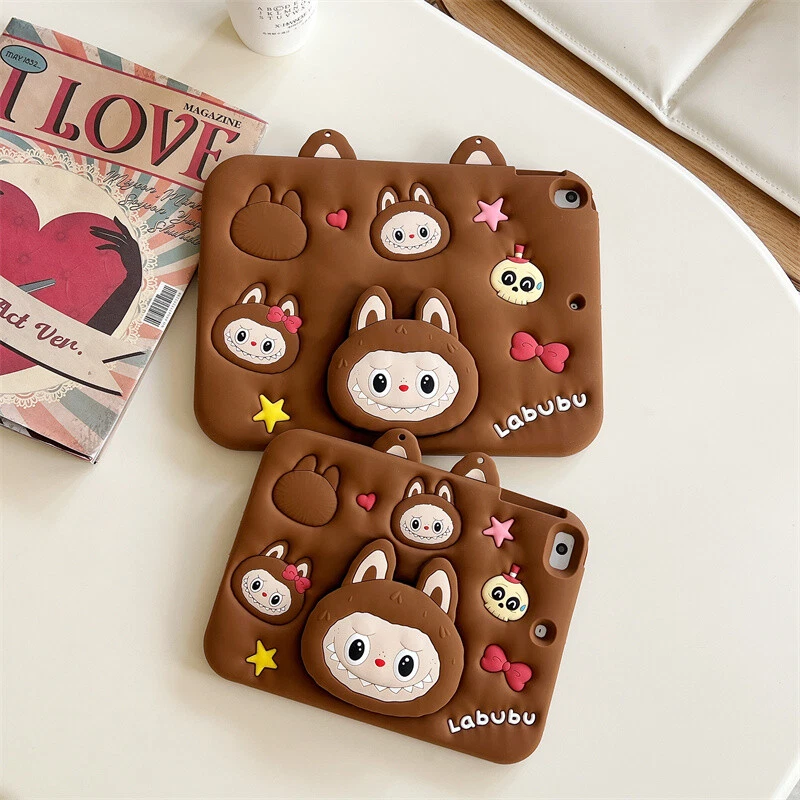 Funda Silicona Suave 3D LABUBU Para Apple iPad 10.2" 7ª 8ª 9ª Generación Foto 4 de 4