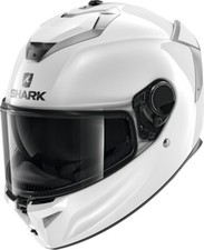 CASCO MOTO INTEGRALE FIBRA SHARK SPARTAN GT BLANK WHU BIANCO  TG S