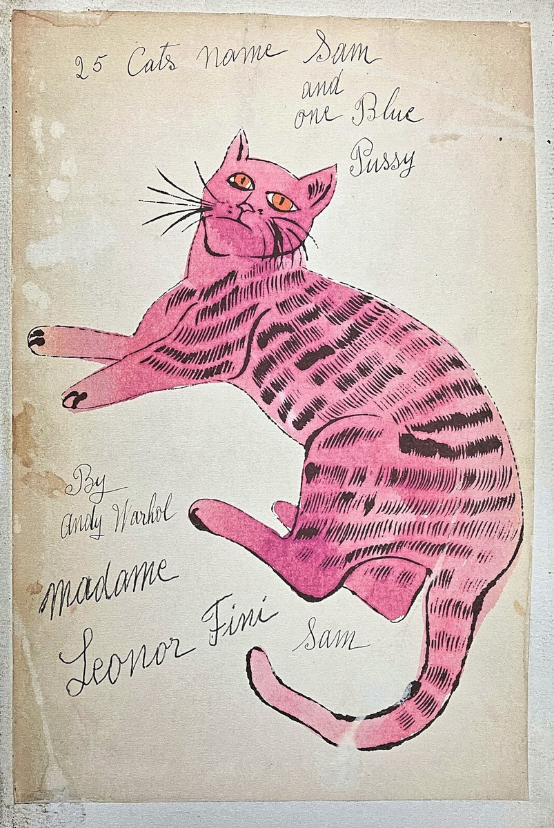 ANDY WARHOL - Cat Sam - signed, numbered edition 26/100, 38