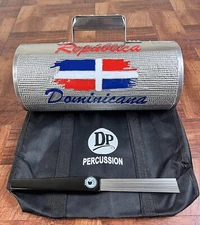 Guira Professional 18” X 13” DAGO Guira Dominican Republic Flag, Gancho Y Bag