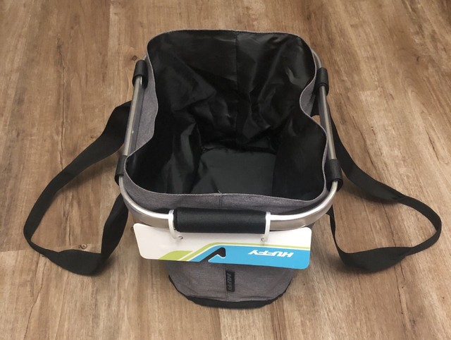 Huffy Bicycle Bike Foldable Cruiser Bag Basket Lined Metal