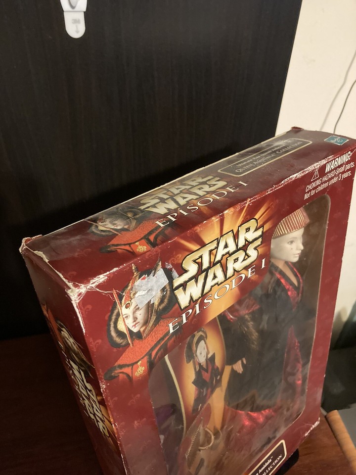 Star Wars Episode 1 Queen Amidala Doll Hasbro 1998 (Box Slightly