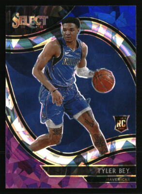 Tyler Bey 2020 Select Blue White Purple Ice #265 Basketball Card