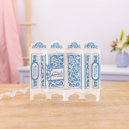Screen Metal Taglio Fustelle Scrapbooking Carta Card Album Goffratura Stencil - Foto 5 di 5