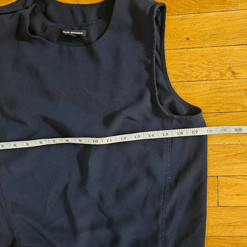 Club Monaco Open Back Karis Navy Romper Size 2 Jumpsuit $198 - Picture 5 of 7
