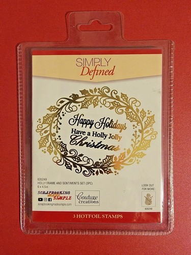 Choose Hot Foil Stamp Dies Anna Griffin Couture Creations Spellbinders etc NIP - Picture 23 of 52
