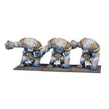 Kings of War Goblins Orcs Snow Trolls x3 28mm Miniatures