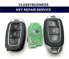 Hyundai Kona 2018 - 2022 Remote Key Fob Shell Case Battery Replacement Repair