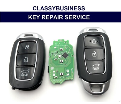 Reparatur Service für Hyundai i30 Azera ix35 Solaris 3 Tasten Smart Schlüsselanhänger Case