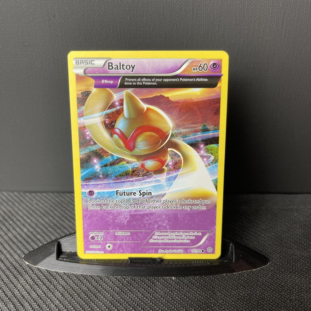 Pokémon TCG - Baltoy 32/98 - Full art - Ancient Origins NM Nonholo