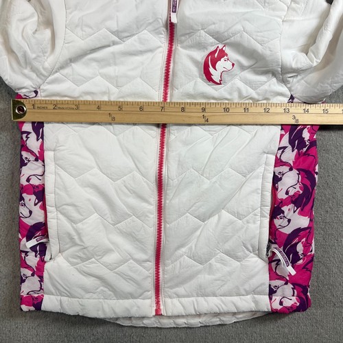 Shred Dog Jacket Girls 8 White Thinsulated Packable Oudoor Sports - Picture 11 of 12