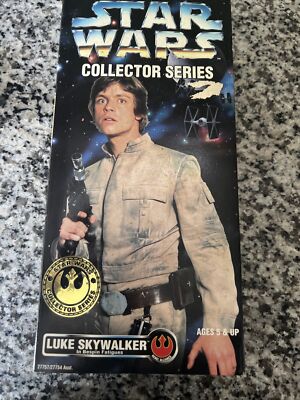 Kenner Star Wars Collector Series 12 Luke Skywalker Doll In Bespin Fatigues...