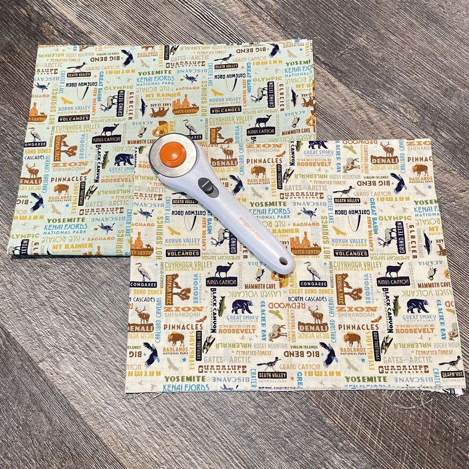 National Parks for Riley Blake Half Yards Cotton Fabric Bundle - Image 2 of 3